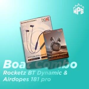 Boat Combo Rocketz BT Dynamic & Airdopes 181 pro